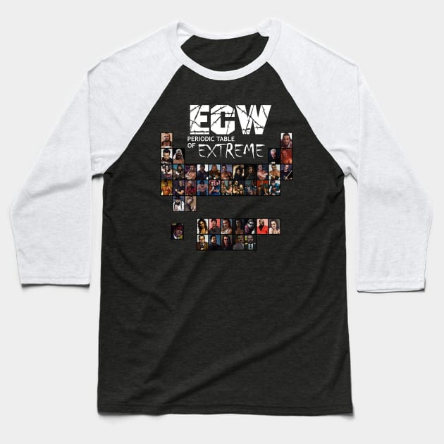 ECW Periodic Table Baseball T-Shirt by Meat Beat